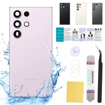 UooFide Cubierta Trasera de Vidrio para Galaxy S23 Ultra 6.8" Lavanda