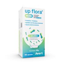 Up Flora Mini Probiótico Suplemento Cães e Gatos 3,6g C/30 Cápsulas -Avert