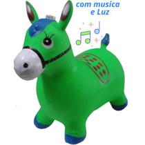 Upa Upa Cavalinho Inflável de Borracha Menina Menino Pula Pula Divertido Colorido com Sons Musical Brinquedo