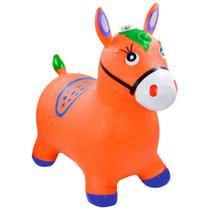 Upa Upa Cavalinho Pula Pula Com Som Brinquedo Infantil Menino Menina Laranja