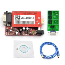 UPA USB programador, programador serial, adaptadores completos, Chip Tuning Tools, ECU, Novo, V1.3