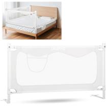 Upgrade Bed Rail Guard UNAPHO para crianças pequenas (branco, 200 cm)