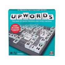 Upwords, Fun and Challengeing Family Word Game with Stackable Letter Tiles, for Ages 8 and Up