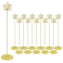 Urban Deco 12 piezas Sujetadores de Números de Mesa Pentagrama 30 cm Dorado Urban Deco 12 piezas Sujetadores de Números de Mesa Pentagrama 30 cm Dorado