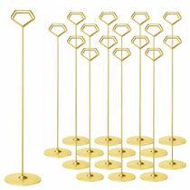 Urban Deco 16 piezas Soportes para Números de Mesa Dorados de 30 cm de Metal Urban Deco 16 piezas Soportes para Números de Mesa Dorados de 30 cm de Metal
