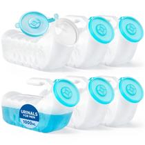 Urinais Doomi 1000ml Kit com 6 Tampas Luminosas Urinais Doomi 1000ml Kit com 6 Tampas Luminosas