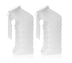 Urinal Masculino Dealmed 1000ml Portátil com Tampa 2 unidades Urinal Masculino Dealmed 1000ml Portátil com Tampa 2 unidades