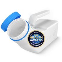 Urinal Tilcare 1000ml Plástico Grosso com Tampa Antivazamento