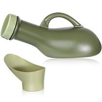 Urinol de viagem unissex de 1000 ml com funil para acampamento ao ar livre