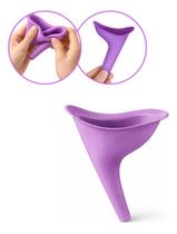 Urinol Feminino Portátil Em Silicone - Prático E Libertador Rosa