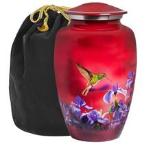 Urn Trupoint Memorials Grande Beija-flor vermelho 25x18 cm