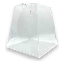 Urna Acrílico Transparente Piramide 20x20x12cm