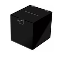 Urna Black Piano 100% Acrílico 15cm Para Sorteio, Sugestão - N/A