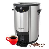 Urna de café West Bend 57042 de parede dupla em aço inoxidável 42L