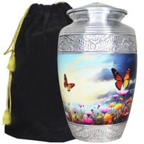 Urna de cremação M MEILINXU para cinzas humanas adultas - tamanho grande