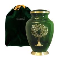 Urna de Cremación Trupoint Memorials Árbol de la Vida Verde para Adultos Urna de Cremación Trupoint Memorials Árbol de la Vida Verde para Adultos