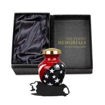 Urna de Cremación Trupoint Memorials Pequeña Roja para Adultos 90ml