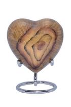 Urna de Lembrança BOLD & DIVINE - Madeira Texturizada com Raiz de Teca