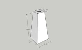 Urna de Papelão 60 cm - Kit com 10 unidades - Poli Display Urna de Papelão 60 cm - Kit com 10 unidades - Poli Display