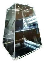 Urna Em Acrílico Cristal 20cm De Altura