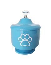 Urna para cinzas PET Cachorro cremaçãol em Alumínio - Azul