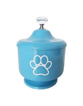 Urna para cinzas PET Cachorro cremaçãol em Alumínio - Azul - Alumens Urnas