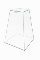 Urna Piramide 15x15x20 Cm P/ 1000 Cupons Acrilico 3mm