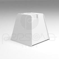 Urna Piramide Branca - 20cm - Persona Acrilicos