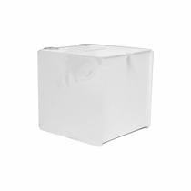 Urna Quadrada Branca - 15cm Urna Quadrada Branca - 15cm