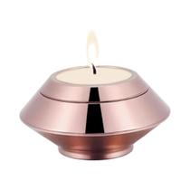 Urnas pequenas lembrança para cinzas humanas, Memorial Urn Container, castiçal, aço inoxidável Urnas pequenas lembrança para cinzas humanas, Memorial Urn Container, castiçal, aço inoxidável