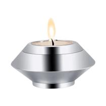 Urnas pequenas lembrança para cinzas humanas, Memorial Urn Container, castiçal, aço inoxidável