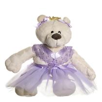 Ursa Bailarina Lilás Quarto Bebê Infantil Menina