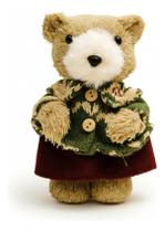 Ursa Com Vestido Enfetie De Natal Boneco Modelo Luxo 15 Cm Ursa Com Vestido Enfetie De Natal Boneco Modelo Luxo 15 Cm