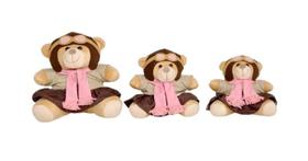 Ursa Pelúcia Aviadora 3 un Ursa Pelúcia Aviadora 3 un