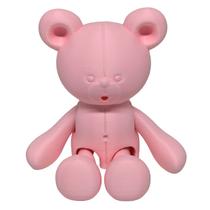 Ursinho Boneco 3d Rosa Articulado Brinquedo Ursinho Boneco 3d Rosa Articulado Brinquedo
