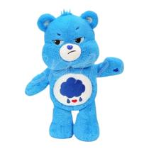 Ursinho Carinhosos Azul Zangado 30cm Pelúcia Decoração Fofo