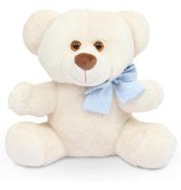 Ursinho De Pelúcia 15Cm Para Decoração Clas Baunilha/ul