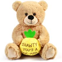 Ursinho de pelúcia BenBen Shawty U Fine de 25 cm com abacaxi