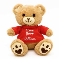 Ursinho de pelúcia DIBSIES personalizado Eu te amo 30 cm