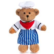 Ursinho de pelúcia HollyHome Chef com uniforme de chef de 40 cm Ursinho de pelúcia HollyHome Chef com uniforme de chef de 40 cm