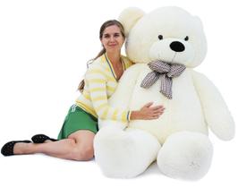 Ursinho de pelúcia Joyfay Giant White, 200 cm (6,5 pés), comprovadamente seguro Ursinho de pelúcia Joyfay Giant White, 200 cm (6,5 pés), comprovadamente seguro