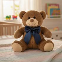 Ursinho De Pelúcia Laço 30cm Decoração Anti-alérgico Ursinho De Pelúcia Laço 30cm Decoração Anti-alérgico