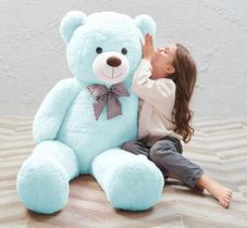 Ursinho de pelúcia MoriSmos Giant 120 cm azul para meninas