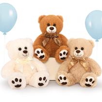 Ursinho de pelúcia MoriSmos Teddy Bear 14", pacote com 3 unidades para bebês