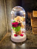 Ursinho De Pelúcia Rosa Presente Para Namorada Luminária G