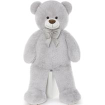 Ursinho de pelúcia Tezituor Big 120 cm cinza para crianças Ursinho de pelúcia Tezituor Big 120 cm cinza para crianças