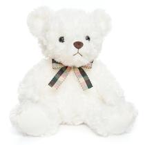 Ursinho de pelúcia WEIGEDU Fluffy White 30 cm para crianças