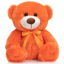 Ursinho de pelúcia WENMOTDY Super Color 35 cm laranja Ursinho de pelúcia WENMOTDY Super Color 35 cm laranja