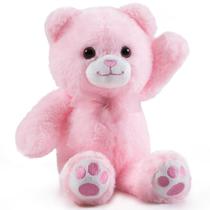 Ursinho de pelúcia ZGXIONG rosa com coração de 23 cm Ursinho de pelúcia ZGXIONG rosa com coração de 23 cm