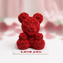 Ursinho de Rosas com Base Presente Especial Dia dos Namorados e Aniversário Ursinho de Rosas com Base Presente Especial Dia dos Namorados e Aniversário